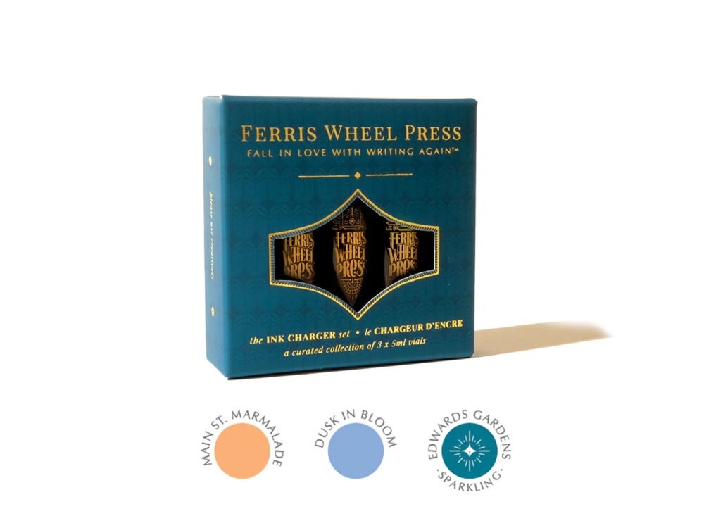 Zestaw atramentów Ink Charger - Ferris Wheel Press - The Twilight Garden Collection, 3 x 5 ml
