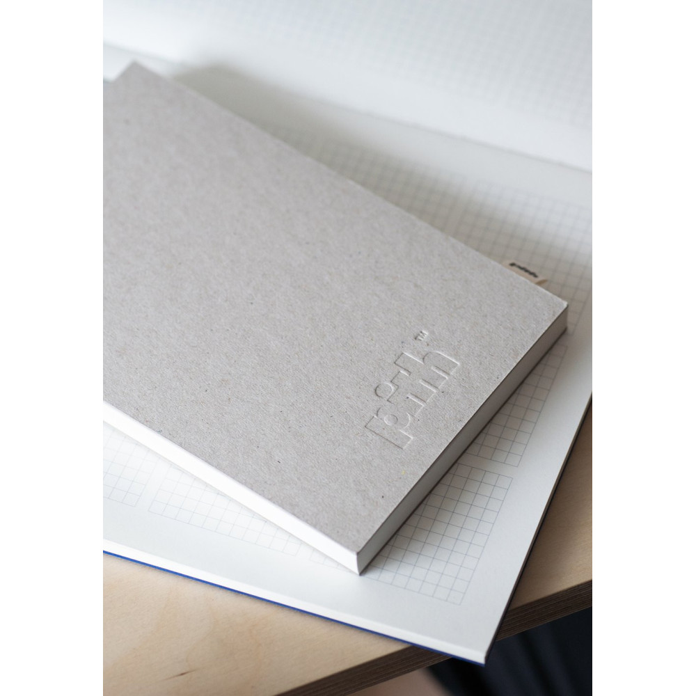 Dotted notebook Yuzu - pith - Raw, 19,8 x 12,9 cm