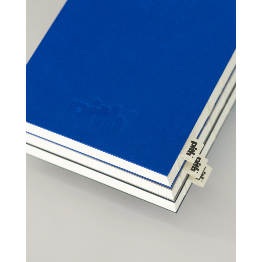 Dotted notebook Yuzu - pith - Azur, 19,8 x 12,9 cm