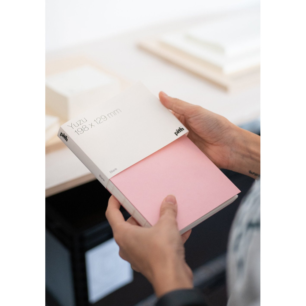 Dotted notebook Yuzu - pith - Pink, 19,8 x 12,9 cm