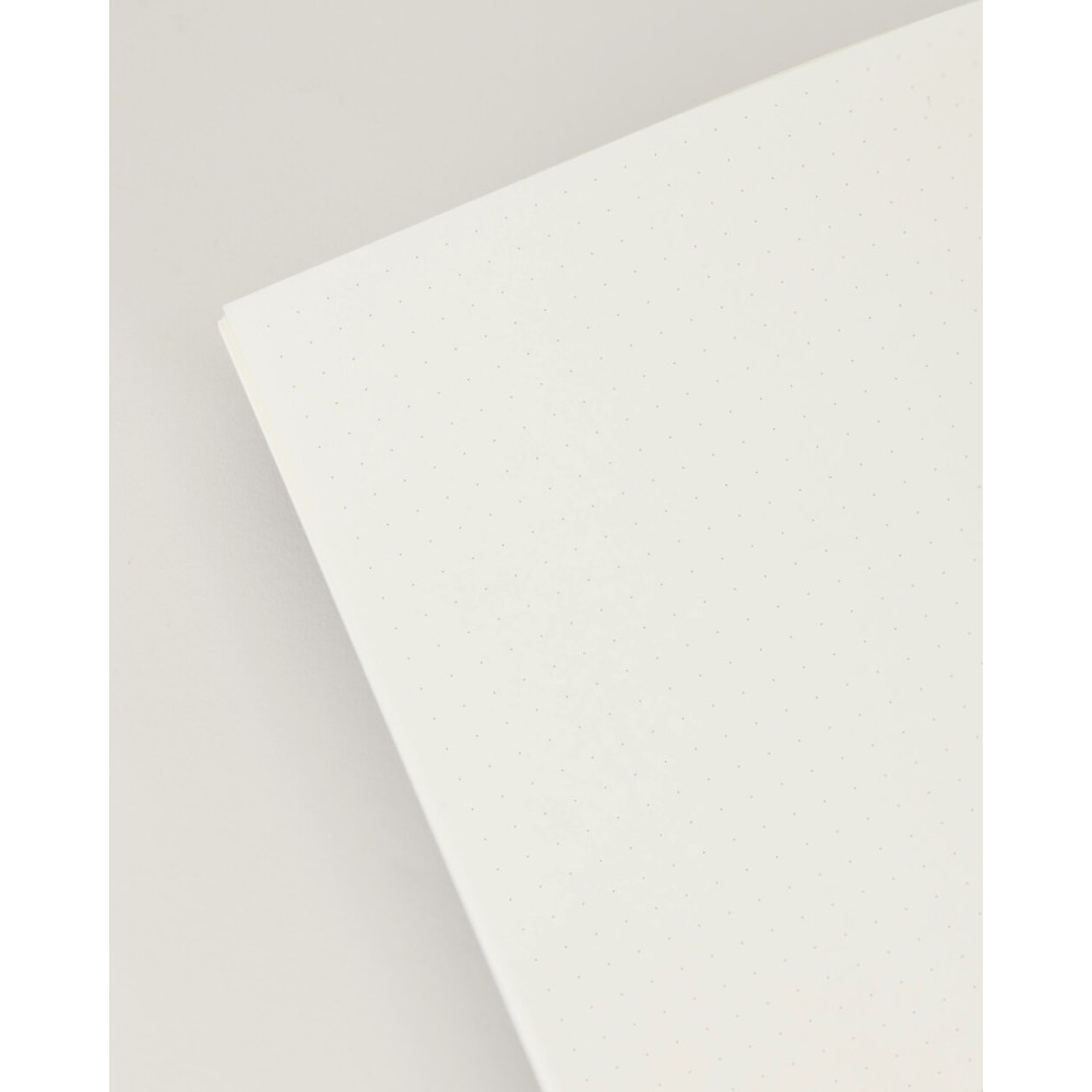 Notatnik w kropki Yuzu Flex - pith - Terracotta, 19,8 x 12,9 cm