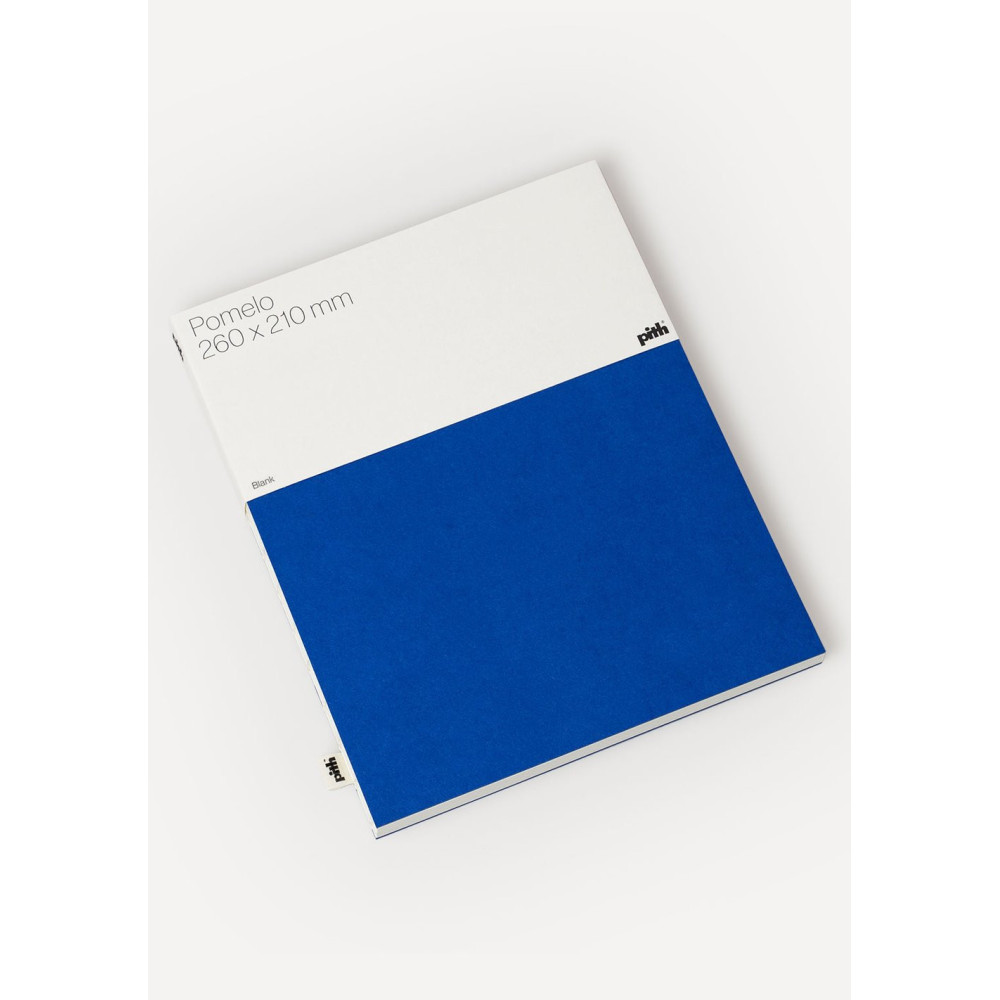 Dotted notebook Pomelo - pith - Blue, 26 x 21 cm