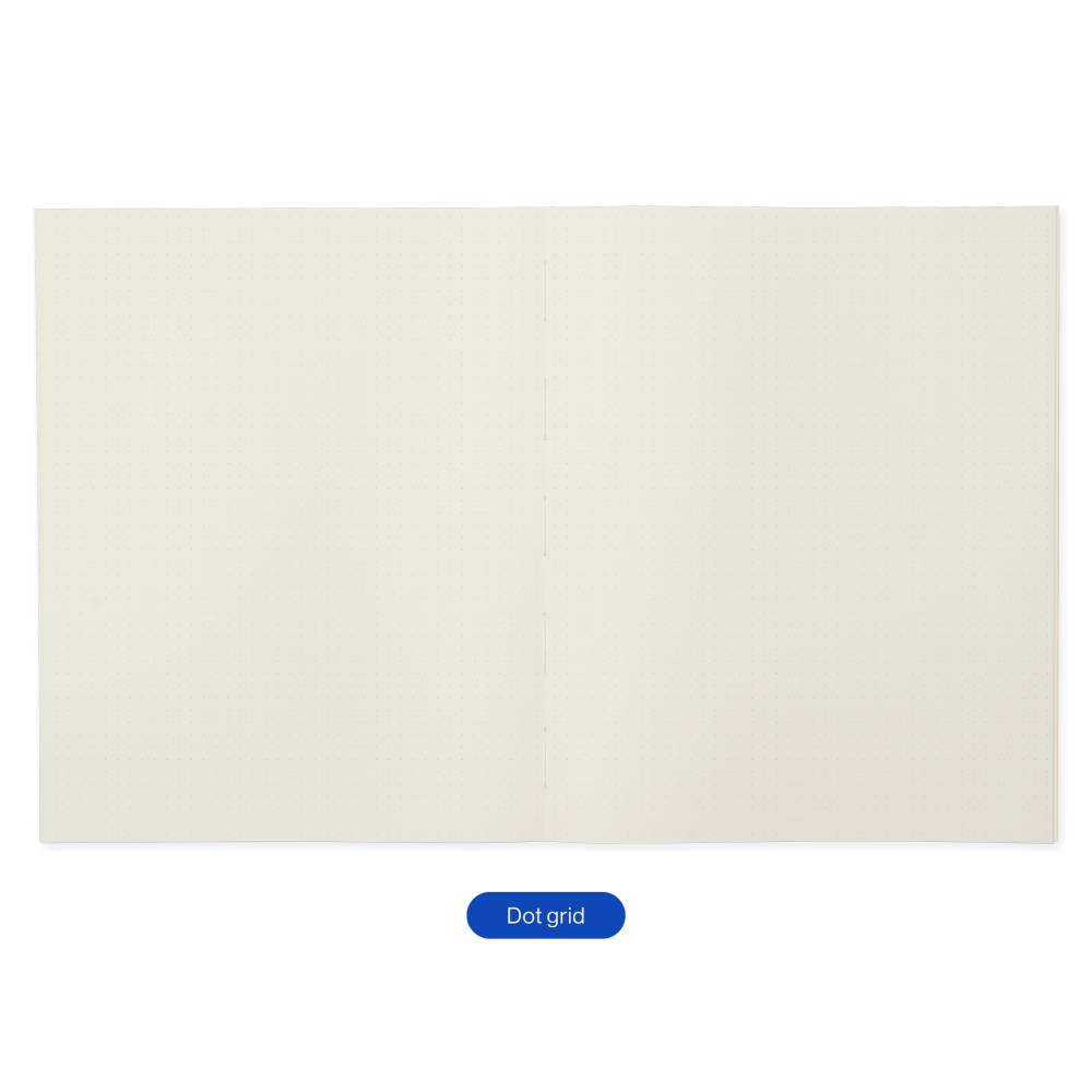 Notatnik w kropki Pomelo - pith - Blue, 26 x 21 cm