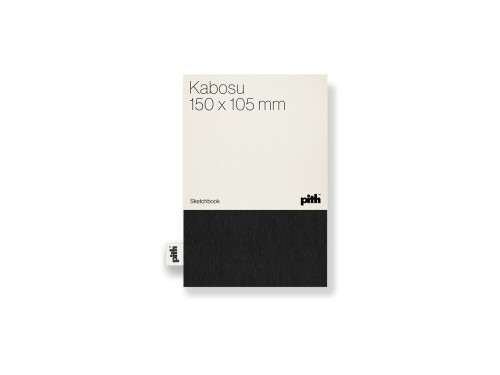 Sketchbook Kabosu - pith - Black, 15 x 10,5 cm