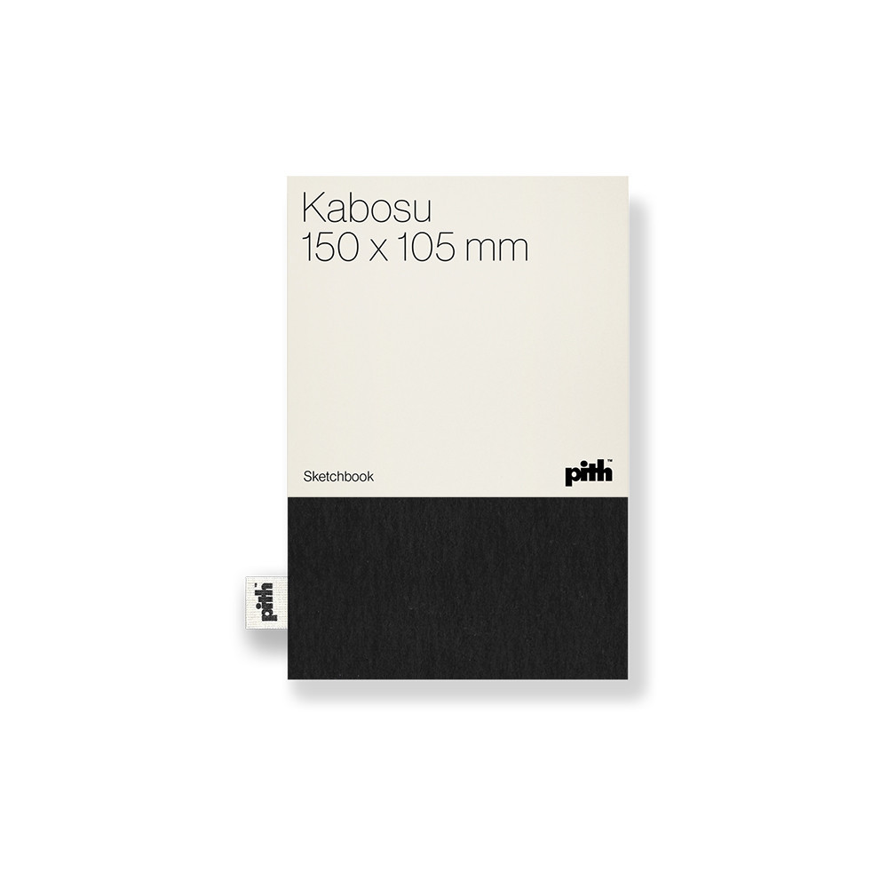Szkicownik Kabosu - pith - Black, 15 x 10,5 cm