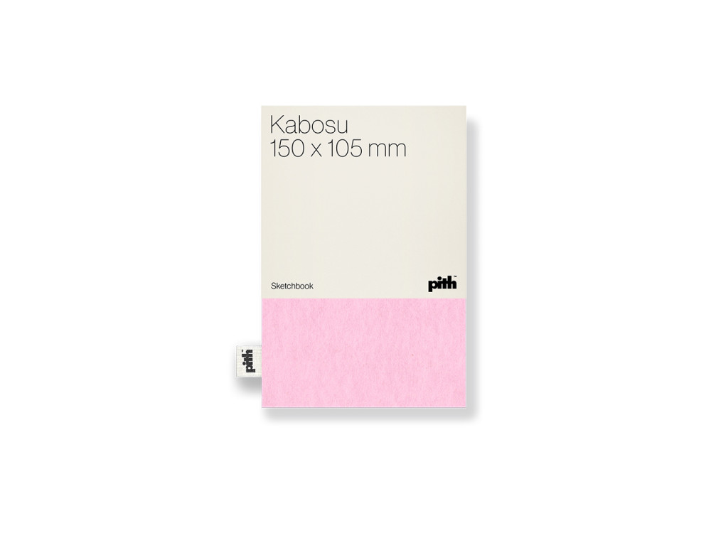 Sketchbook Kabosu - pith - Pink, 15 x 10,5 cm