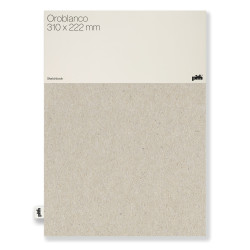 Sketchbook Oroblanco - pith - Raw, 31 x 22,2 cm