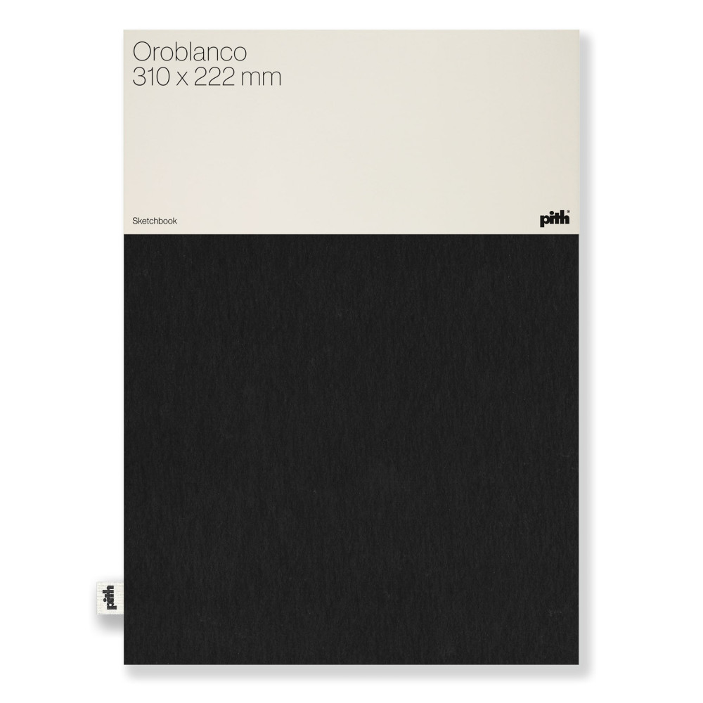 Sketchbook Oroblanco - pith - Black, 31 x 22,2 cm
