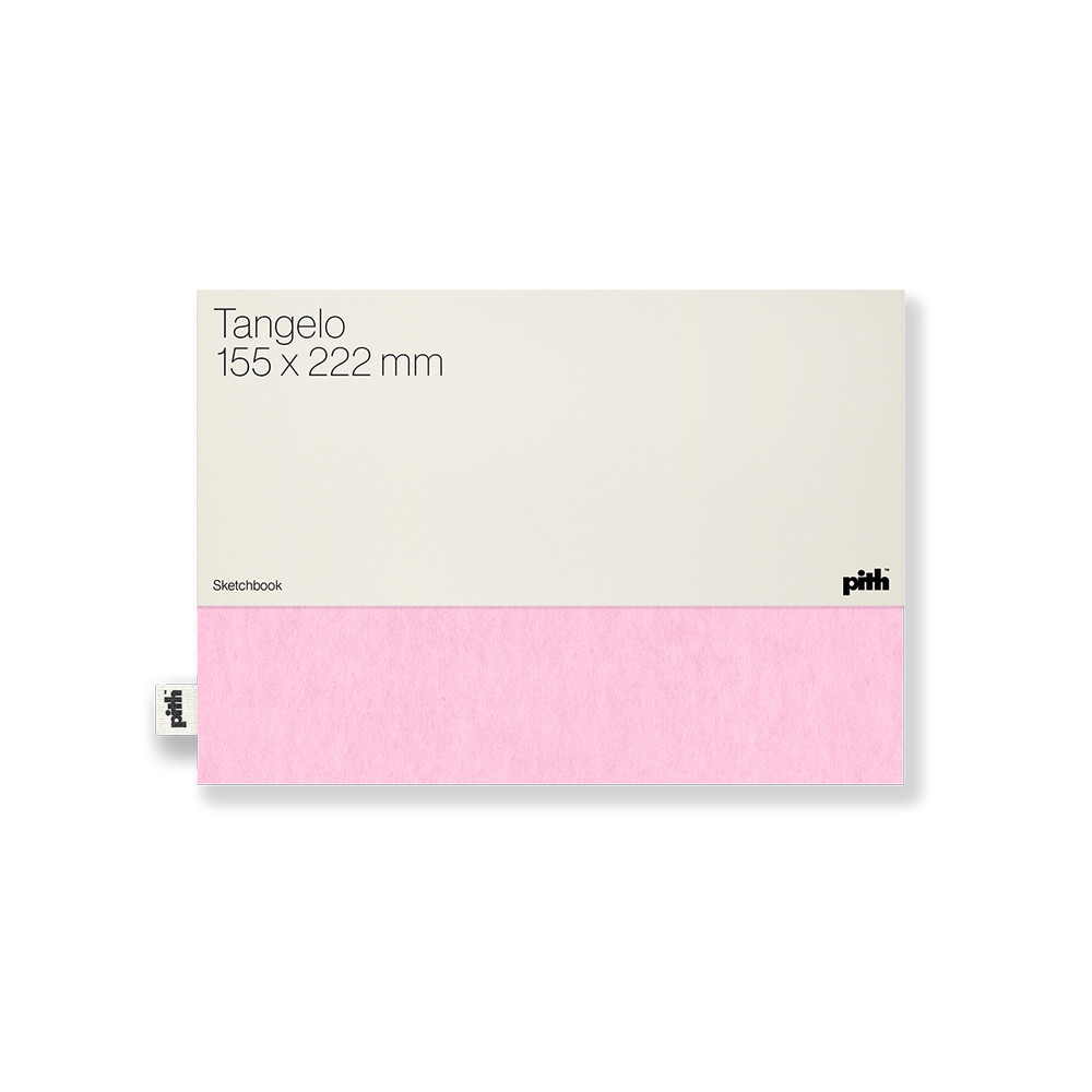 Sketchbook Tangelo - pith - Pink, 15,5 x 22,2 cm