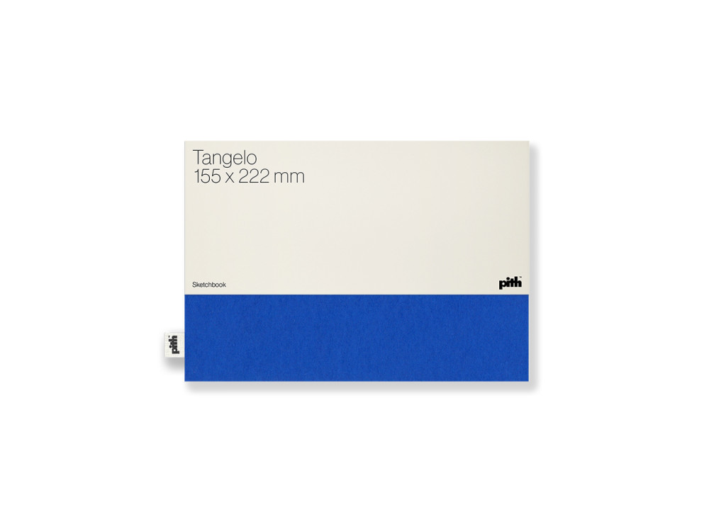 Sketchbook Tangelo - pith - Blue, 15,5 x 22,2 cm