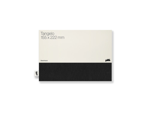 Szkicownik Tangelo - pith - Black, 15,5 x 22,2 cm