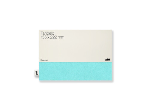 Sketchbook Tangelo - pith - Azur, 15,5 x 22,2 cm