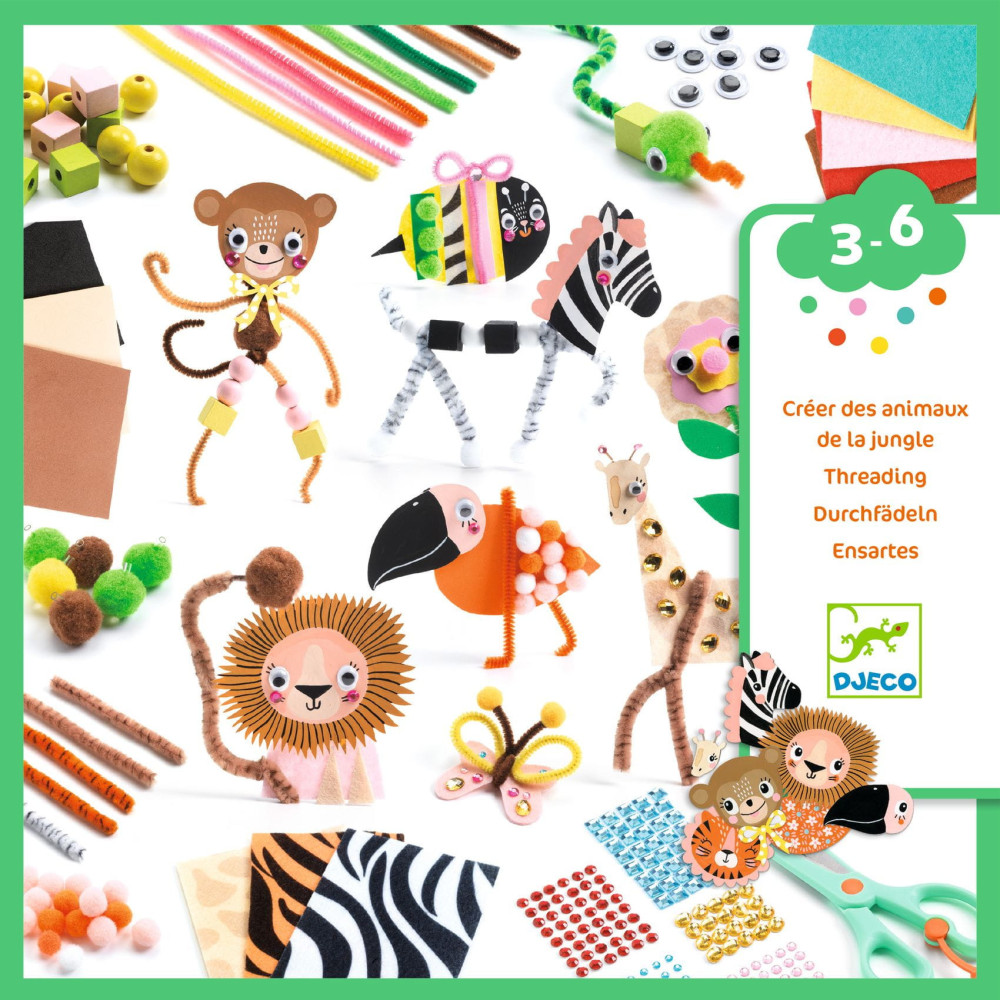 Creative set for children Jungle - Djeco