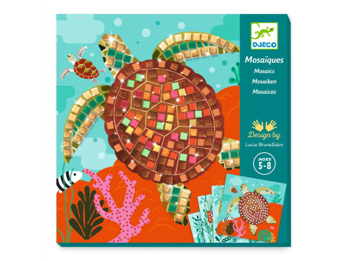Art set for kids, mosaic - Djeco - Caribbean