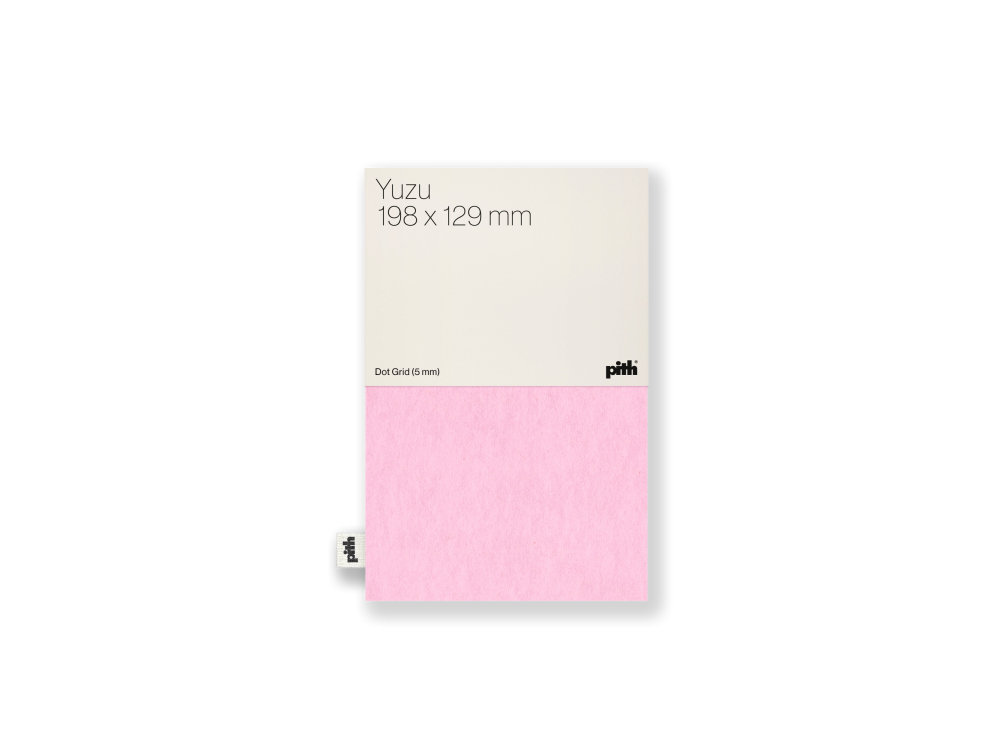Notatnik w kropki Yuzu - pith - Pink, 19,8 x 12,9 cm