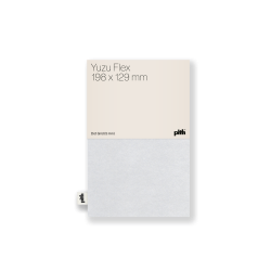 Notatnik w kropki Yuzu Flex - pith - Soft Grey, 19,8 x 12,9 cm