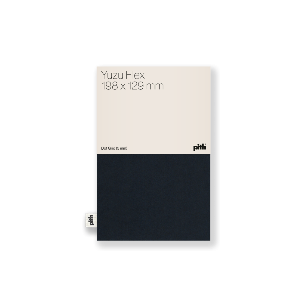 Dotted notebook Yuzu Flex - pith - Imperial Blue, 19,8 x 12,9 cm