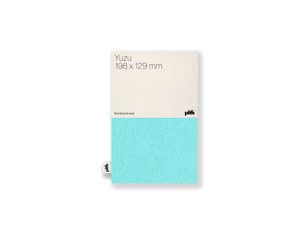 Notatnik w kropki Yuzu - pith - Azur, 19,8 x 12,9 cm
