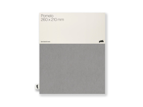 Dotted notebook Pomelo - pith - Taupe, 26 x 21 cm
