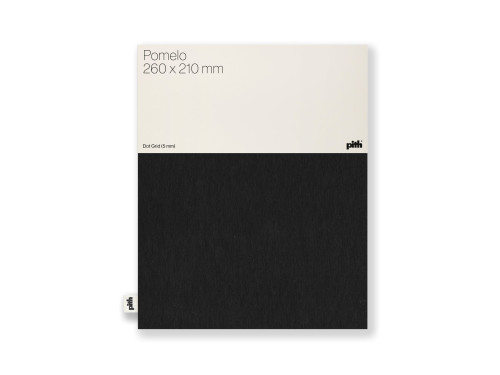 Dotted notebook Pomelo - pith - Black, 26 x 21 cm