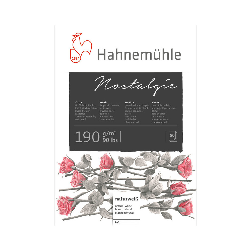 Nostalgie Sketch paper - Hahnemühle - A5, 190 g, 50 sheets