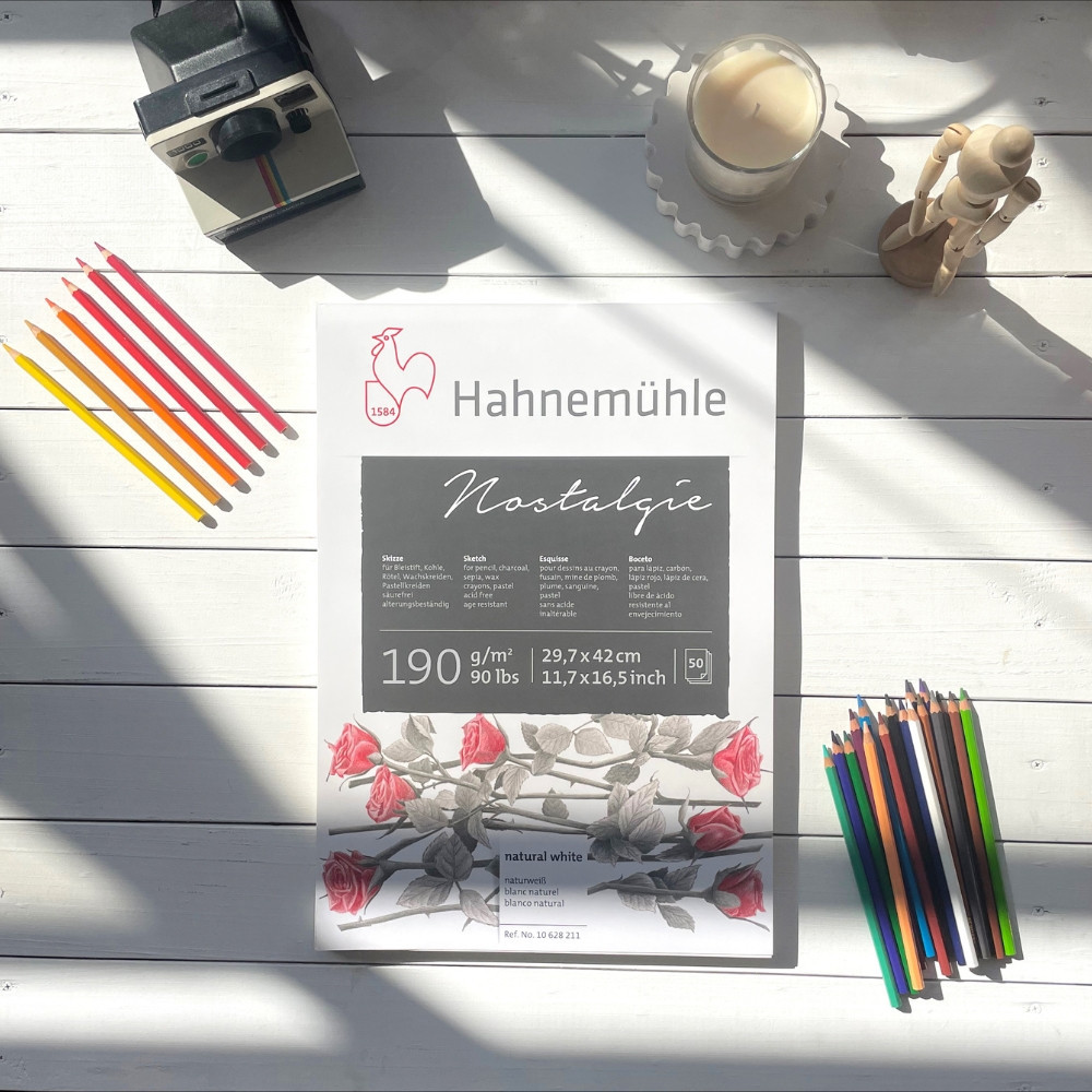 Nostalgie Sketch paper - Hahnemühle - A4, 190 g, 50 sheets