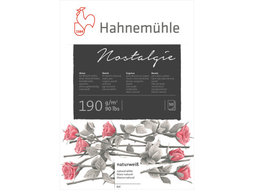 Blok do szkicowania Nostalgie - Hahnemühle - A3, 190 g, 50 ark.
