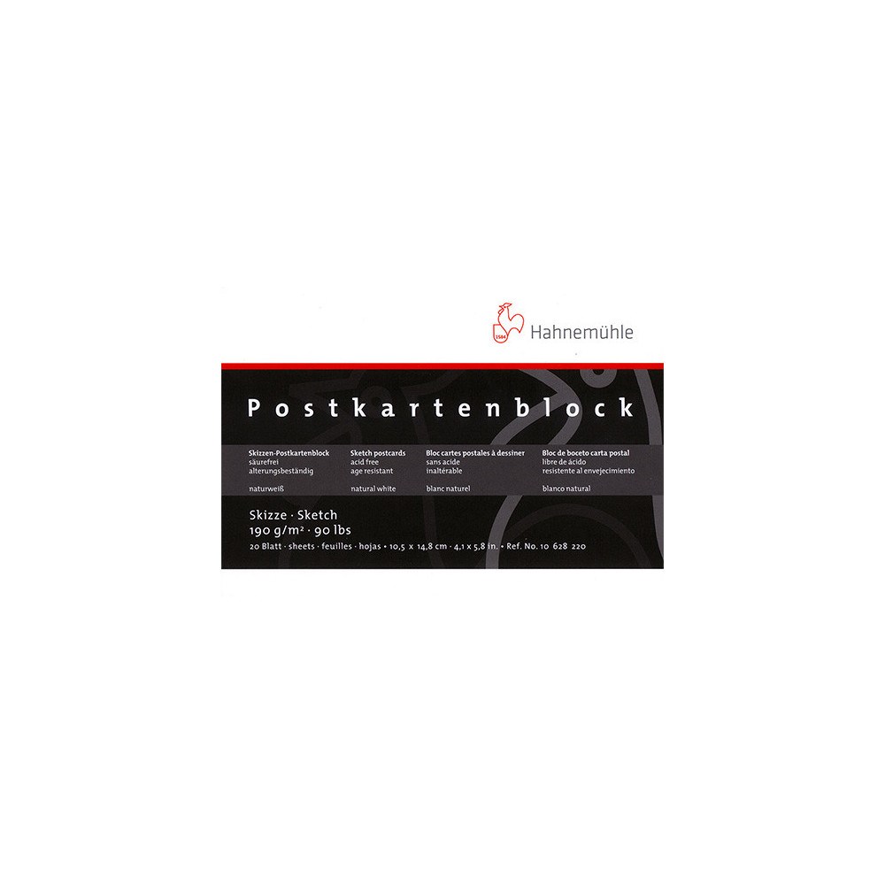 Nostalgie Postacard Pads - Hahnemühle - 10,5 x 14,8 cm, 190 g, 20 sheets