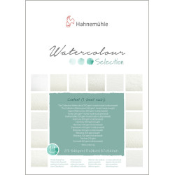 Watercolour Selection paper pad - Hahnemühle - 17 x 24 cm, 275-640 g, 14 sheets