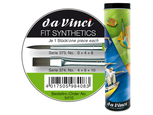 Brush Fit Synthetics Set - Da Vinci - 6 pcs