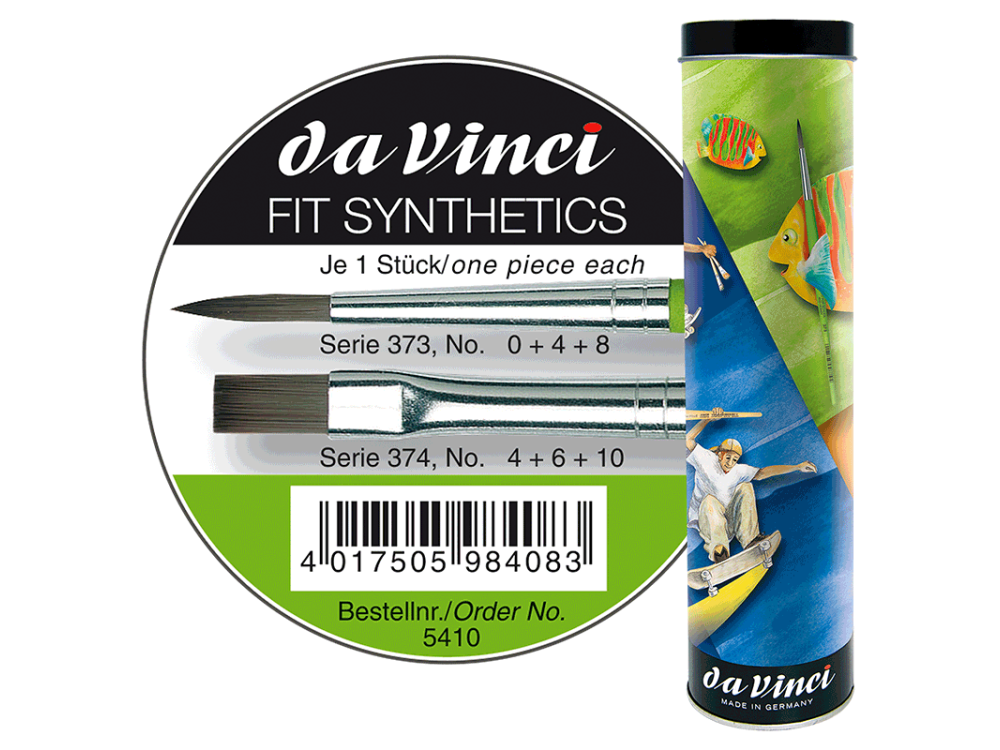 Brush Fit Synthetics Set - Da Vinci - 6 pcs