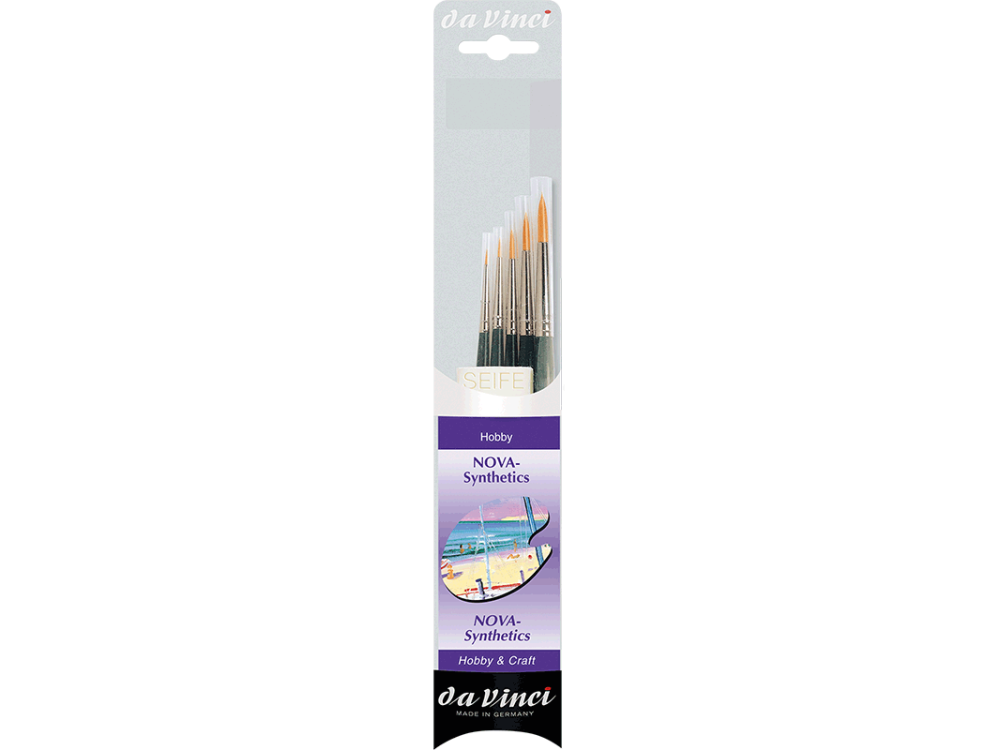 Brush Nova Synthetics Set - Da Vinci - 5 pcs