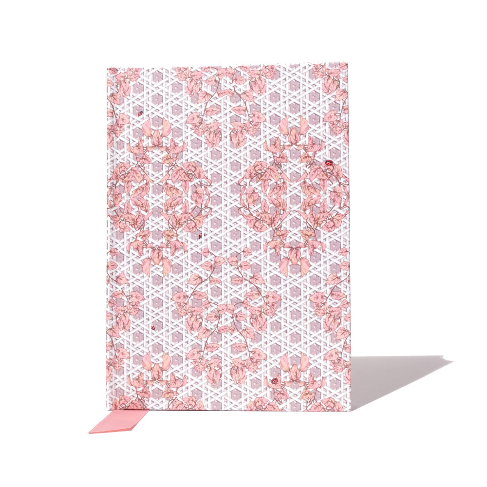Sketchbook Enveloped in Rattan - Ferris Wheel Press - Pink, 160 g, A5