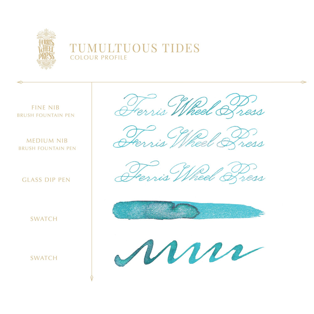 Atrament FerriTales - Ferris Wheel Press - Tumultuous Tides, 20 ml