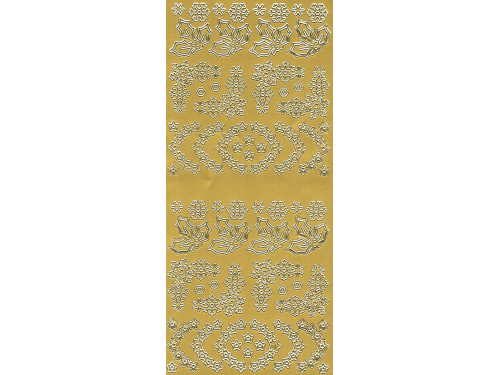 Stickers Snowflakes - gold