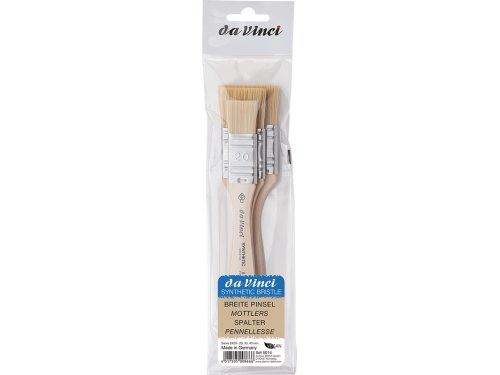 Brush Britle Mottler Synthetics Set - Da Vinci - 3 pcs
