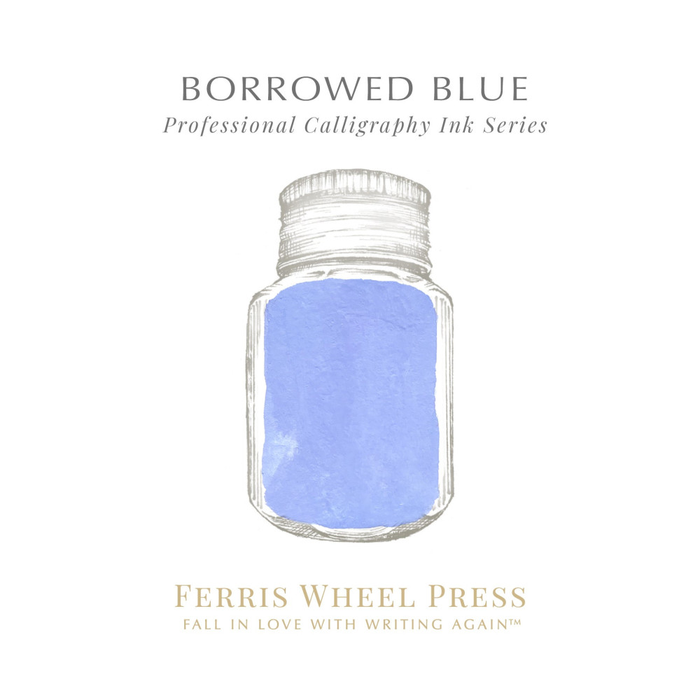 Tusz wodoodporny - Ferris Wheel Press - Borrowed Blue, 28 ml