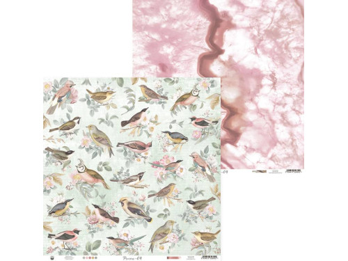 Papier do scrapbookingu 30,5 x 30,5 cm - Piątek Trzynastego - Precious 04