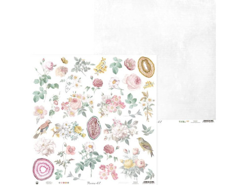 Papier do scrapbookingu 30,5 x 30,5 cm - Piątek Trzynastego - Precious 07