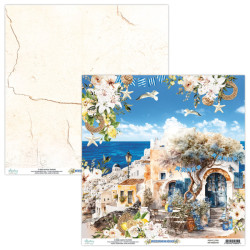 Papier do scrapbookingu 30,5 x 30,5 cm - Mintay - Mediterranean Heaven 01