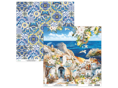 Scrapbooking paper 30,5 x 30,5 cm - Mintay - Mediterranean Heaven 02