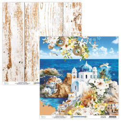 Scrapbooking paper 30,5 x 30,5 cm - Mintay - Mediterranean Heaven 03
