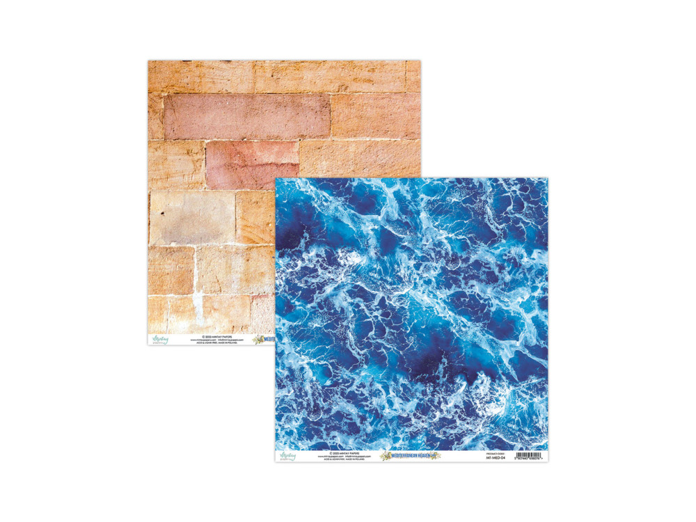 Scrapbooking paper 30,5 x 30,5 cm - Mintay - Mediterranean Heaven 04