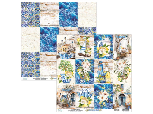 Papier do scrapbookingu 30,5 x 30,5 cm - Mintay - Mediterranean Heaven 06