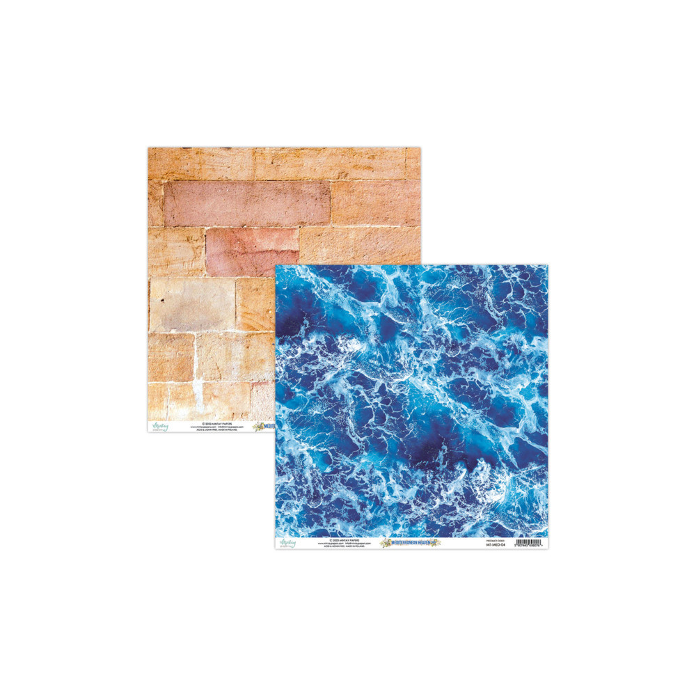 Set of scrapbooking papers 30,5 x 30,5 cm - Mintay - Mediterranean Heaven
