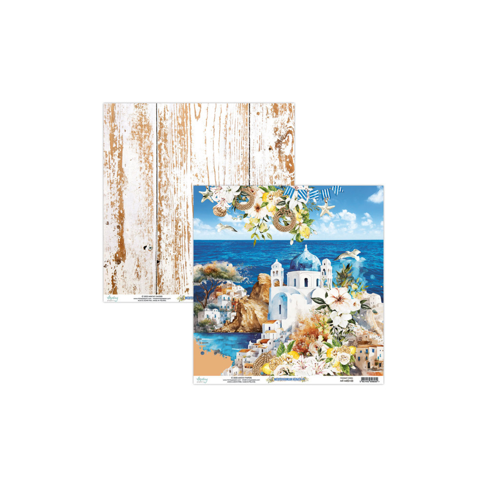 Zestaw papierów do scrapbookingu 15,2 x 15,2 cm - Mintay - Mediterranean Heaven