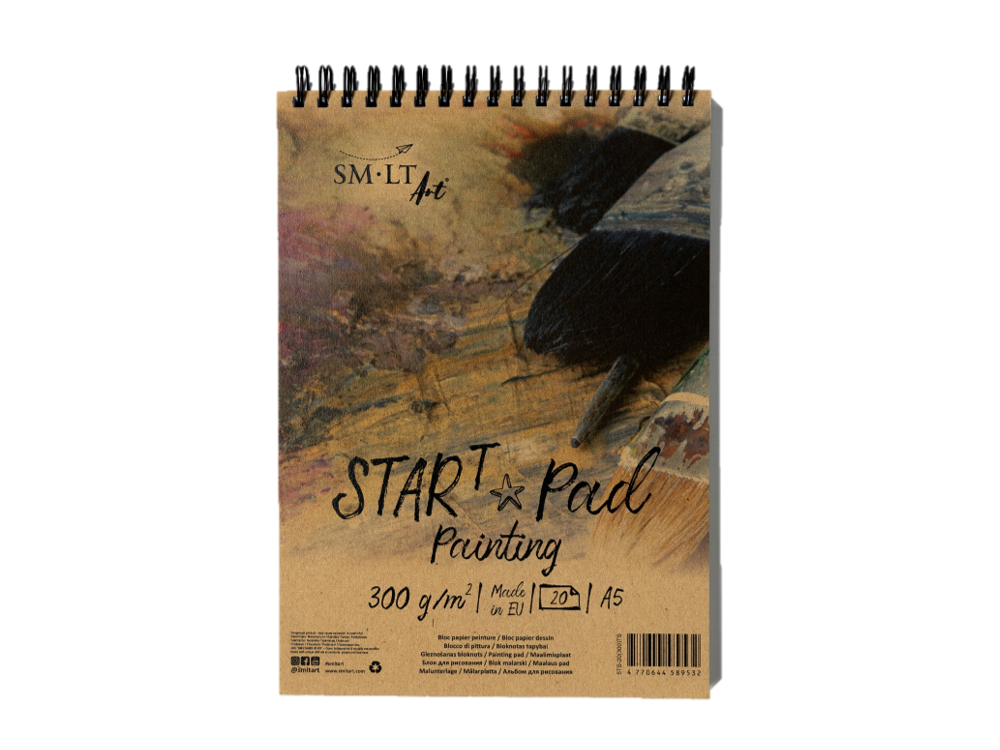 Start Pad Painting paper - SM-LT - white, A5, 300 g, 20 sheets