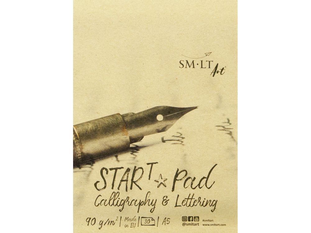 Calligraphy and lettering Start Pad - SM-LT - ruled, A5, 90 g/m2