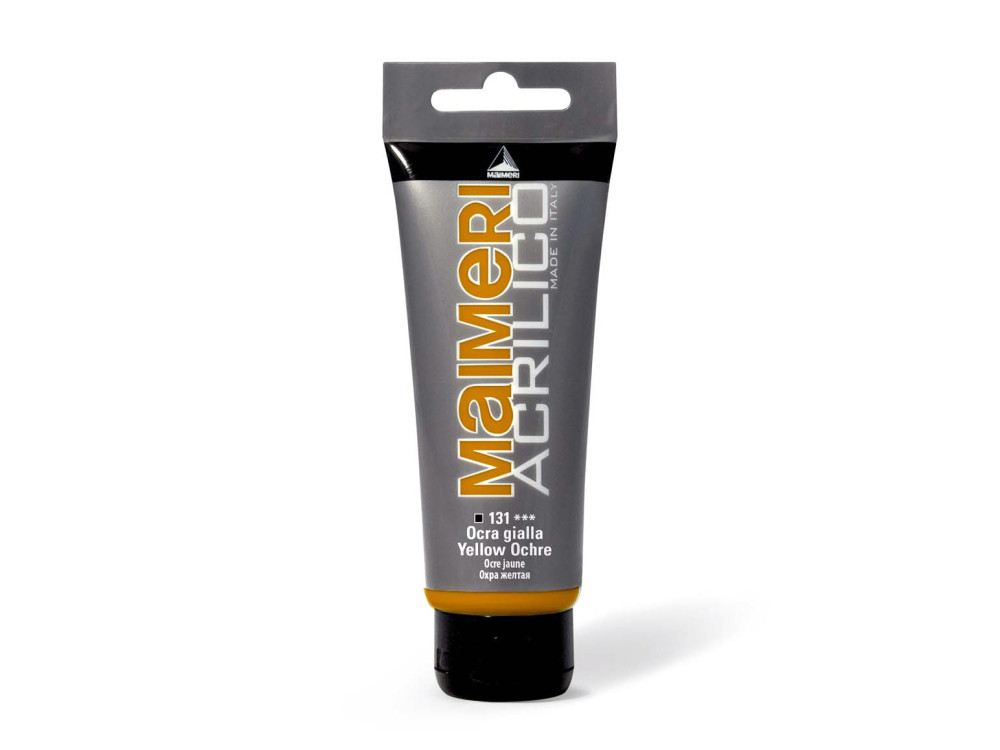 Acrylic paint Acrilico - Maimeri - 131, Yellow Ochre, 200 ml