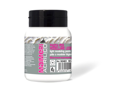 Light Modelling Paste for Acrilico acrylic paints - Maimeri - 831, 500 ml